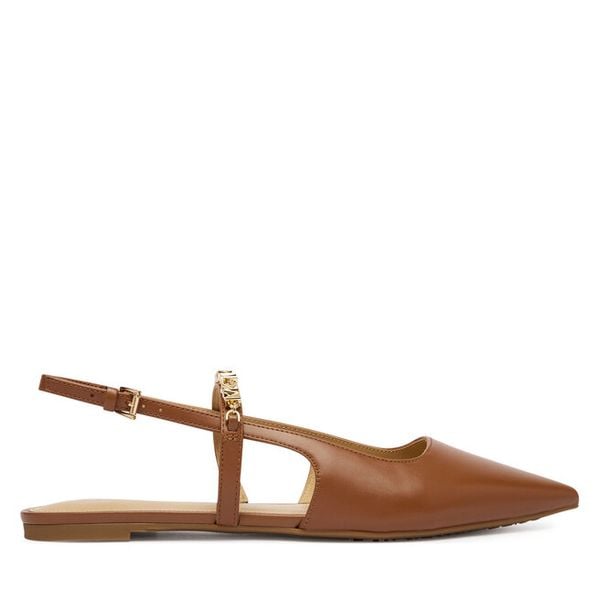 Baleriny MICHAEL Michael Kors. Brązowe baleriny MICHAEL Michael Kors, bez wzorów, bez obcasa, bez zapięcia. Za 709.99 zł.
