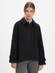 MbyM kurtka wełniana - Tary-M Kobiety Wełna czarny, S/M. Czarne kurtki mbyM, m, bez wzorów, z wełny, eleganckie, bez kaptura. Za 549.95 zł.