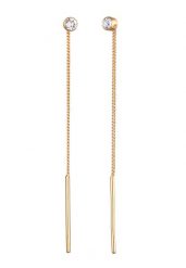 Elli Damskie kolczyki w kształcie kropli Basic z kryształem ze srebra próby 925 sterling silver Kolczyki 1 ct. Szare kolczyki Elli, z kryształem, srebrne. Za 248.99 zł.
