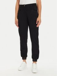 Liu Jo Sport Spodnie materiałowe TF4279 J6182 Czarny Regular Fit. Czarne spodnie materiałowe Liu Jo Sport, bez wzorów, z materiału, sportowe. Za 359.99 zł.