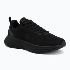 Buty Champion Alpha Max Low Cut. Czarne buty treningowe Champion, bez wzorów, z materiału, bez zapięcia, trekkingowe. Za 209.99 zł.