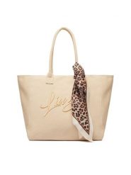 Liu Jo Torebka AA6200 T546A Beżowy. Brązowe shopper bag Liu Jo, bez wzorów, z materiału, bez dodatków. Za 469.99 zł.