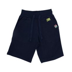 Bluza z bawełna z kieszenie na czas wolny. Niebieskie bluzy bez kaptura LEONE 1947 APPAREL, bez wzorów, z bawełny, bez kaptura, na fitness i siłownię. Za 63.11 zł.