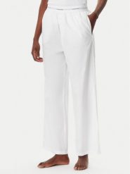 Calvin Klein Underwear Spodnie piżamowe LV00QS7410 Biały Regular Fit. Białe piżamy Calvin Klein Underwear, xl, bez wzorów, z bawełny, bez kołnierzyka, bez ramiączek. Za 139.99 zł.