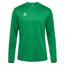 Bluza Hummel Essential. Zielone bluzy Hummel, bez wzorów, z materiału, sportowe, bez ramiączek, bez kaptura. Za 152.50 zł.