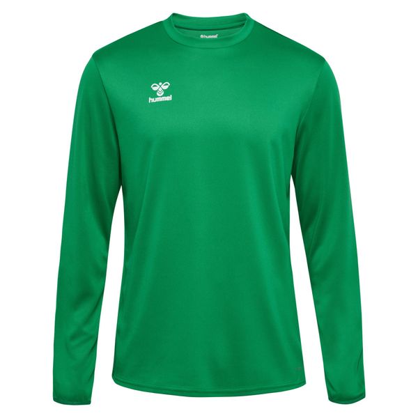 Bluza Hummel Essential. Zielone bluzy Hummel, bez wzorów, z materiału, sportowe, bez ramiączek, bez kaptura. Za 152.50 zł.