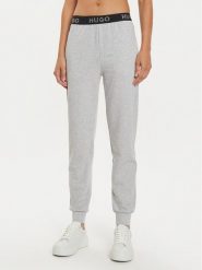 Hugo Spodnie dresowe Sporty Logo 50520499 Szary Regular Fit. Szare spodnie dresowe Hugo, bez wzorów, z bawełny. Za 199.99 zł.