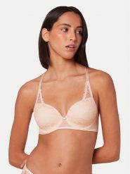 Triumph Biustonosz z fiszbiną Amourette Charm Delight 10217879 Beżowy. Brązowe biustonosze Triumph, bez wzorów, z syntetyku. Za 149.00 zł.