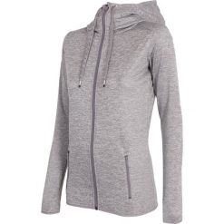 Bluza treningowa damska BLDF001 - chłodny jasny szary melanż. Bluzy marki 4f. W wyprzedaży za 119.99 zł.
