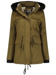ANAPURNA Parka "Celestana" w kolorze khaki rozmiar: M. Brązowe płaszcze ANAPURNA, m, bez wzorów, bez kaptura. Za 250.94 zł.