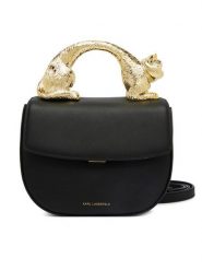 KARL LAGERFELD Torebka B2W30076 Czarny. Czarne torebki klasyczne KARL LAGERFELD, bez wzorów, ze skóry, bez dodatków. Za 1,299.00 zł.