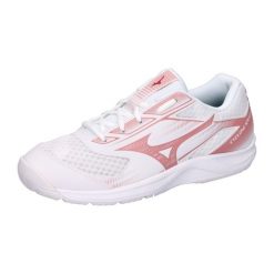 Damskie buty halowe Mizuno Cyclone Speed 5. Białe buty treningowe Mizuno, bez wzorów, z gumy, bez zapięcia, do siatkówki. Za 311.85 zł.