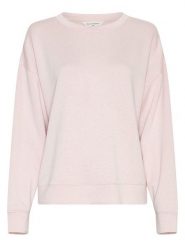 MOSS COPENHAGEN Bluza "Ima" w kolorze jasnoróżowym rozmiar: L/XL. Różowe bluzy Moss Copenhagen, l, bez wzorów, bez ramiączek, bez kaptura. Za 119.96 zł.