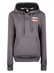 Canadian Peak Bluza "Genifeak" w kolorze ciemnoszarym rozmiar: L. Szare bluzy Canadian Peak, l, bez wzorów, bez ramiączek, z kapturem. Za 116.95 zł.