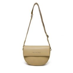 Torebka Valentino. Brązowe listonoszki Valentino, bez wzorów, bez dodatków. Za 289.99 zł.