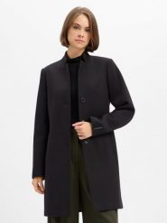 Comma Krótki płaszcz Kobiety Sztuczne włókno czarny, 34. Czarne płaszcze comma, bez wzorów, z włókna, bez kaptura. Za 899.95 zł.