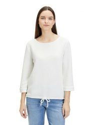 CARTOON Bluza w kolorze białym rozmiar: 36. Białe bluzy Cartoon, bez wzorów, bez ramiączek, bez kaptura. Za 104.99 zł.