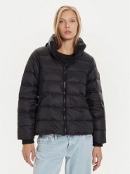 Tommy Hilfiger Kurtka puchowa WW0WW43118 Czarny Relaxed Fit. Czarne kurtki Tommy Hilfiger, l, bez wzorów, z puchu, bez kaptura. Za 599.99 zł.