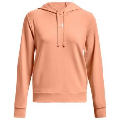Bluza sportowa damska Under Armour Rival Terry Hoodie. Białe bluzy z kapturem Under Armour, m, bez wzorów, z kapturem. Za 384.00 zł.