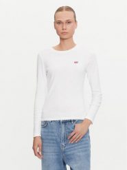 Levi's® Bluzka Essential Housemark 000KL-0000 Biały Regular Fit. Białe bluzki s, bez wzorów, z bawełny, bez kołnierzyka, bez ramiączek. Za 129.99 zł.