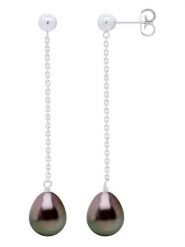 ATELIERS SAINT GERMAIN Złote kolczyki-wkrętki z perłami rozmiar: onesize. Czarne kolczyki ATELIERS SAINT GERMAIN, z perłą, złote. Za 991.99 zł.