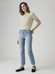Levi's Dżinsy "501" - Regular fit - w kolorze błękitnym rozmiar: W26/L30. Niebieskie jeansy Levi's, l, z aplikacjami, ze skóry, klasyczne, z podwyższonym stanem. Za 172.89 zł.