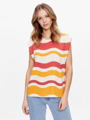 Outhorn Bluzka TSLEF009 Kolorowy Regular Fit. Bluzki Outhorn, s, bez wzorów, z bawełny, bez kołnierzyka, bez ramiączek. Za 109.99 zł.