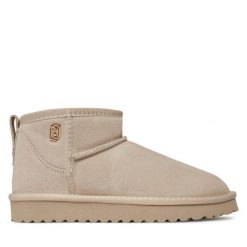 Śniegowce Liu Jo. Brązowe śniegowce Liu Jo, bez wzorów, bez zapięcia. Za 649.99 zł.