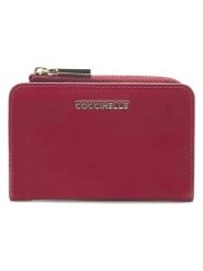 COCCINELLE Skórzany portfel w kolorze czerwonym - 12 x 8 cm rozmiar: onesize. Czerwone portfele Coccinelle, bez wzorów, z materiału. Za 303.84 zł.