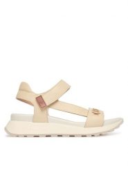 Hispanitas Sandały HV264521 C010 Écru. Sandały Hispanitas, bez wzorów, ze skóry, bez obcasa, na płaskiej podeszwie, bez zapięcia. Za 549.99 zł.