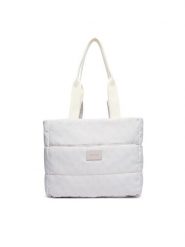 Guess Torba do wózka H6YZ20 W2776 Kremowy. Białe torebki klasyczne Guess, z aplikacjami, z materiału, bez dodatków. Za 394.99 zł.