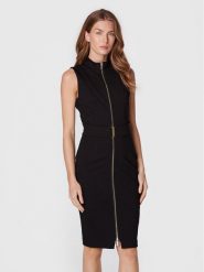 Marciano Guess Sukienka codzienna 2BGK25 6988Z Czarny Slim Fit. Czarne sukienki Marciano Guess, na co dzień, z aplikacjami, z syntetyku, bez kołnierzyka, bez ramiączek, proste. Za 839.99 zł.