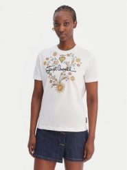 Just Cavalli T-Shirt 80PAHT28 CJ500 Biały Regular Fit. Białe t-shirty Just Cavalli, l, bez wzorów, z bawełny, bez kołnierzyka, bez ramiączek. Za 555.99 zł.