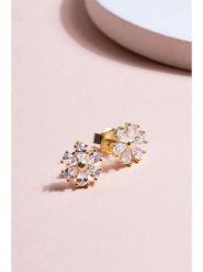 Heliophilia Pozłacane kolczyki-wkrętki z cyrkoniami rozmiar: onesize. Żółte kolczyki Heliophilia, z cyrkonią, pozłacane. Za 39.99 zł.