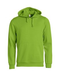 Clique Basic Hoody bluza z kapturem unisex lekka – light green. Zielone bluzy CLIQUE, s, bez wzorów, z bawełny, bez ramiączek, z kapturem. Za 172.75 zł.