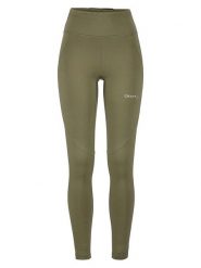 Craft Legginsy sportowe "ADV Essence Warm" w kolorze khaki rozmiar: S. Brązowe legginsy Craft, bez wzorów, sportowe. Za 113.99 zł.