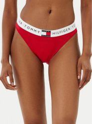 Tommy Hilfiger Figi klasyczne UW0UW06038 Czerwony. Czerwone figi Tommy Hilfiger, bez wzorów, z bawełny. Za 79.99 zł.