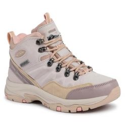 Skechers Buty Trekkingowe Damskie Rocky Mounta beżowe 39,5. Brązowe buty trekkingowe Skechers, bez zapięcia. Za 356.99 zł.
