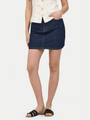 ONLY Spódnica jeansowa Stella 15339630 Granatowy Regular Fit. Niebieskie spódnice ONLY, l, bez wzorów, z bawełny. Za 139.99 zł.