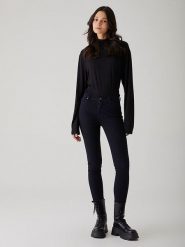 LTB Dżinsy "Florian B" - Skinny fit - w kolorze czarnym rozmiar: W25/L28. Czarne jeansy LTB, l, z aplikacjami, ze skóry, klasyczne, z podwyższonym stanem. Za 83.81 zł.