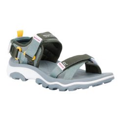 Sandały Damskie Blaze. Zielone sandały Regatta, bez wzorów, z gumy, z otwartym noskiem, bez obcasa, bez zapięcia. Za 234.99 zł.