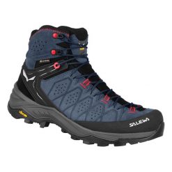 Buty Trekkingowe Damskie Salewa Alp Trainer 2 Mid Gtx. Czarne buty trekkingowe Salewa, na zimę, z gumy, bez zapięcia. Za 909.49 zł.