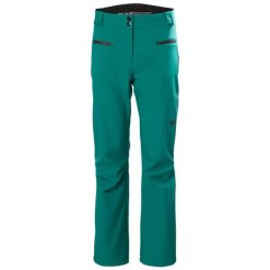 Spodnie narciarskie dla kobiet Helly Hansen Bellissimo 2. Zielone spodnie narciarskie Helly Hansen, bez wzorów, z elastanu, narciarskie. Za 730.00 zł.