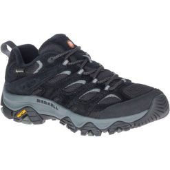 Buty sportowe Merrell Moab 3 szare damskie. Czerwone buty trekkingowe Merrell, bez wzorów, z gore-texu, bez zapięcia, trekkingowe, gore-tex. Za 638.30 zł.