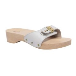 Klapki turystyczne damskie Scholl Pescura Heel Light. Szare klapki Scholl, bez wzorów, z gumy, retro, bez obcasa, na szpilce, bez zapięcia. Za 254.24 zł.