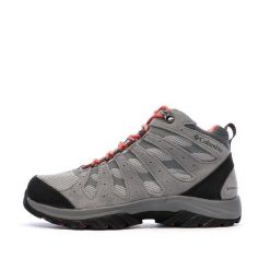 Buty Trekkingowe Damskie Columbia Redmond Mid Waterproof. Szare buty trekkingowe 4M, bez wzorów, z gumy, bez zapięcia, trekkingowe. Za 400.70 zł.
