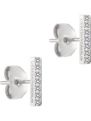 Liebeskind Kolczyki-wkrętki z cyrkoniami rozmiar: onesize. Szare kolczyki Liebeskind, z cyrkonią, ze stali. Za 195.77 zł.