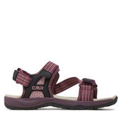Sandały CMP. Czerwone sandały CMP, bez wzorów, sportowe, bez obcasa, bez zapięcia. Za 249.99 zł.