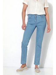 Relaxed by TONI Dżinsy - Slim fit - w kolorze błękitnym rozmiar: W42. Niebieskie jeansy Relaxed by TONI, bez wzorów, klasyczne, z podwyższonym stanem. Za 118.84 zł.