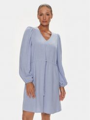 Selected Femme Sukienka codzienna 16089064 Niebieski Regular Fit. Niebieskie sukienki Selected Femme, na co dzień, bez wzorów, z wiskozy, bez kołnierzyka, bez ramiączek, proste. Za 259.99 zł.
